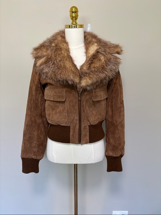 Guess Jackets & Blazers - Guess Bomber Jacket with Faux Fur Collar